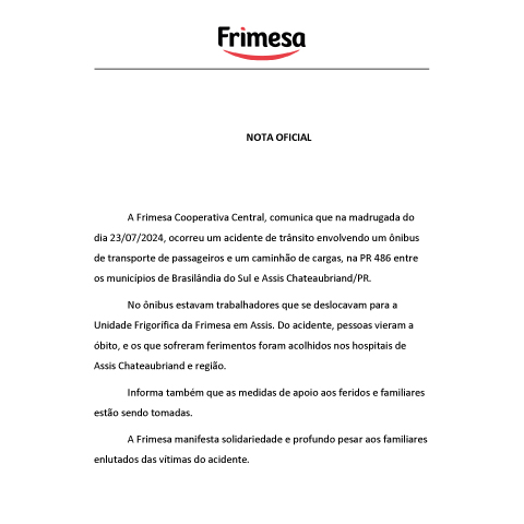 NOTA OFICIAL